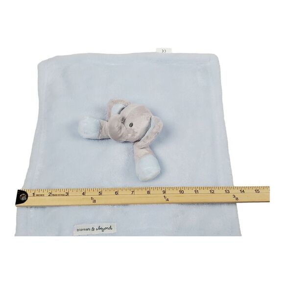 Blankets and Beyond Elephant Lovey Blue Gray Security Blanket Baby Infant Nunu - Picture 10 of 12